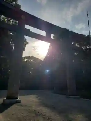 明治神宮の鳥居