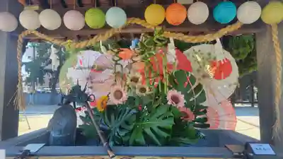 三津厳島神社の手水舎