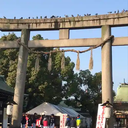 難波大社　生國魂神社の鳥居