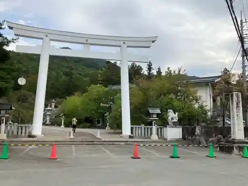 山梨縣護國神社の鳥居