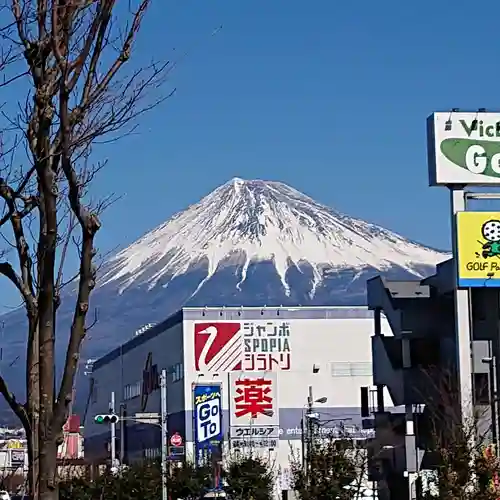 米之宮浅間神社の景色