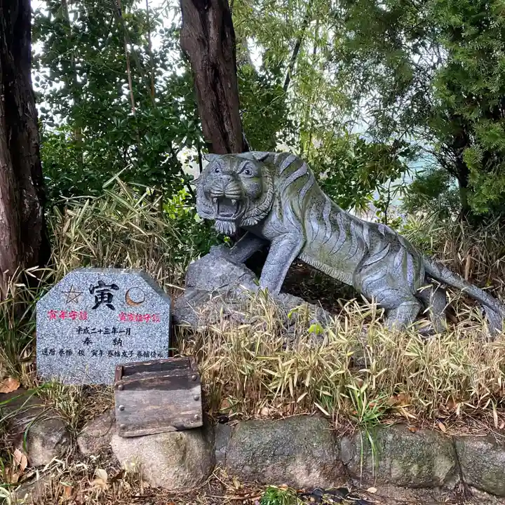 大山神社(自転車神社・耳明神社)の狛犬