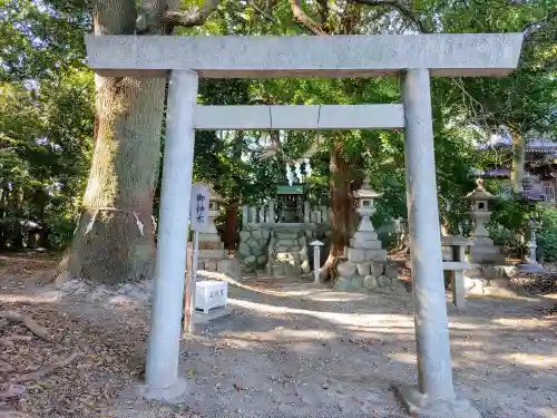 白山神社（木曽川町黒田）の鳥居