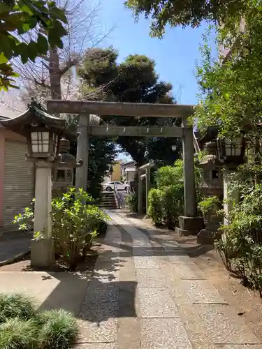 池尻稲荷神社の鳥居