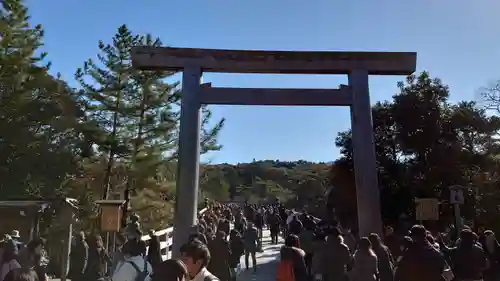 伊勢神宮内宮（皇大神宮）の鳥居