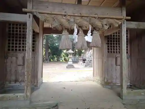 波波伎神社の山門