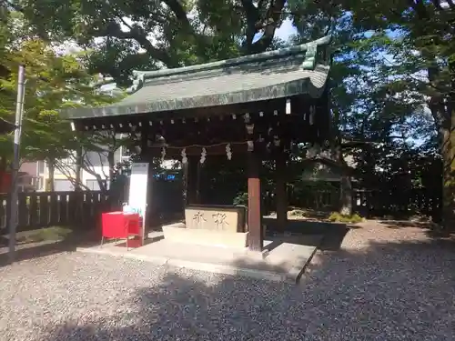 溝旗神社（肇國神社）の手水舎