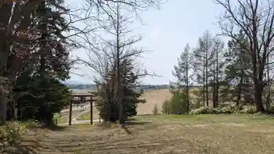 美馬牛神社の庭園