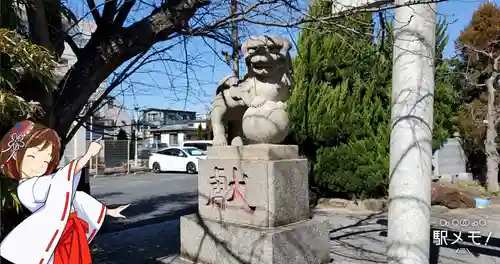上千葉香取神社の狛犬