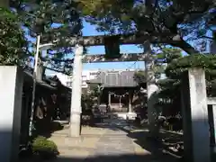 胡録神社の鳥居