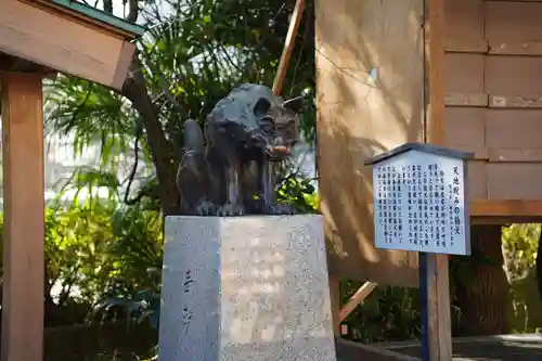 稲毛神社の狛犬