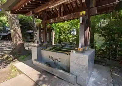 王子神社の手水舎
