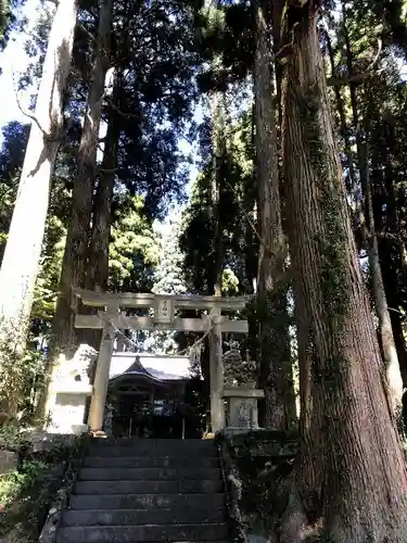 高畑年祢神社の鳥居