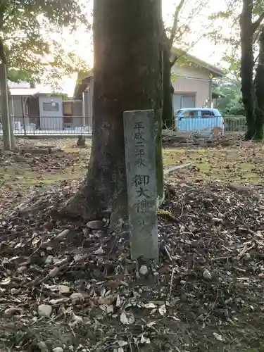 神明社（小折神明社）の自然