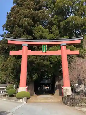 河口浅間神社の鳥居