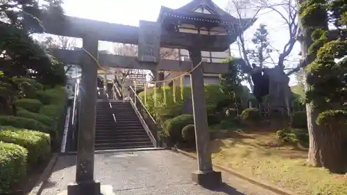 白幡八幡大神の鳥居