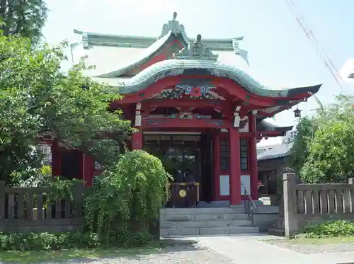 筑土八幡神社の本殿・本堂