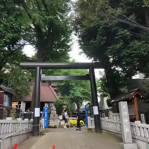 高円寺氷川神社の鳥居