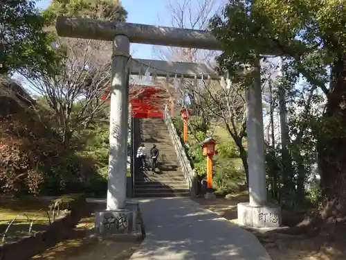 穴八幡宮の鳥居