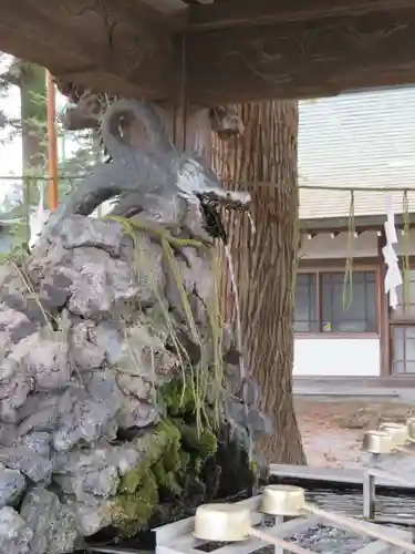 小室浅間神社の手水舎