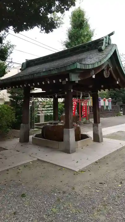 麻布氷川神社の手水舎