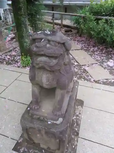 鳩森八幡神社の狛犬