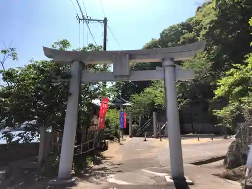 湊三嶋大明神社の鳥居