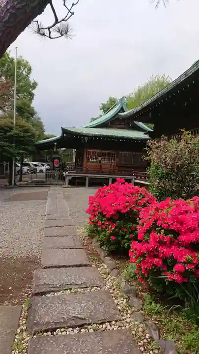 本郷氷川神社の庭園