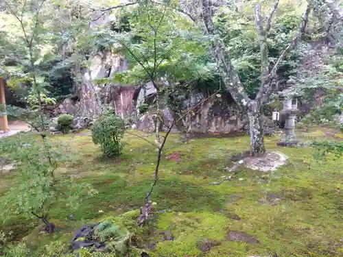 瓦屋寺の庭園