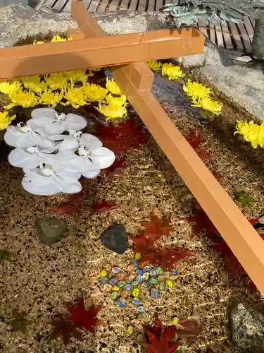 伊豆神社の手水舎