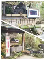 江北氷川神社の手水