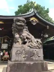 検見川神社の狛犬