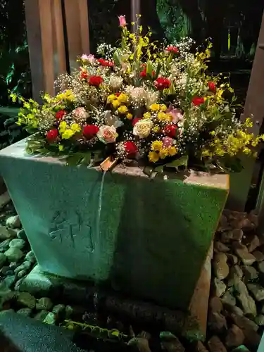 富知六所浅間神社の手水