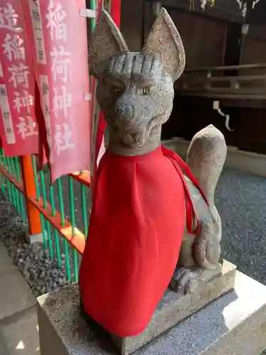 金王八幡宮の狛犬