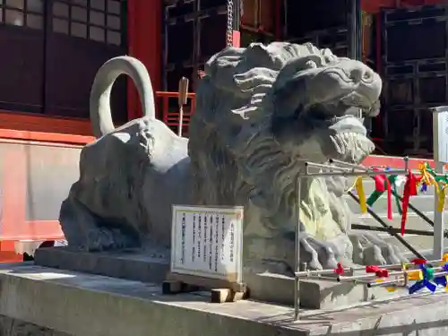 日光二荒山神社の狛犬