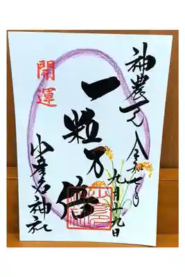 一粒万倍日限定御朱印