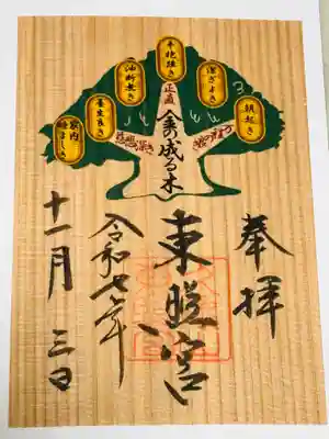 久能山東照宮の御朱印