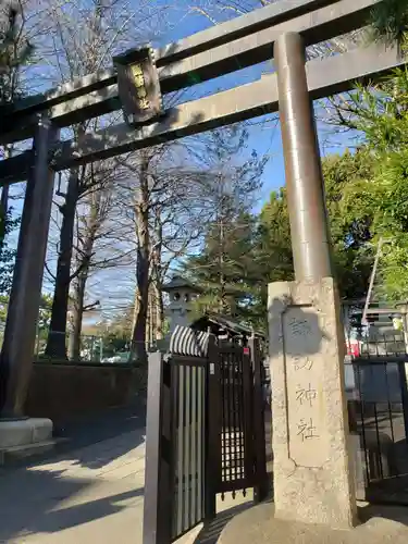 諏訪神社の鳥居