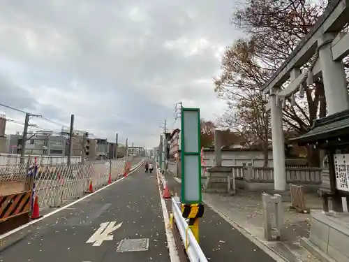 大鳥神社の鳥居