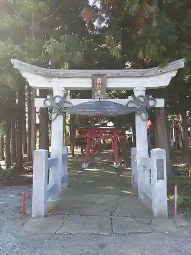 熊野宮の鳥居