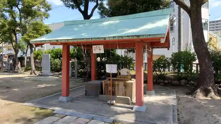 長柄八幡宮の手水舎