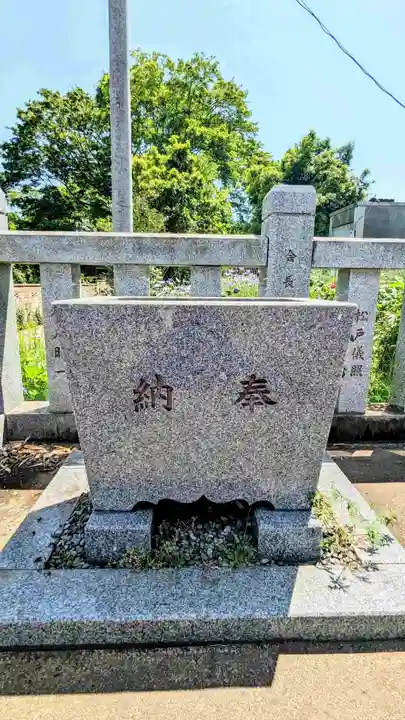天王神社の手水舎