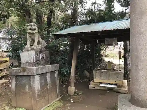 富里香取神社の手水舎