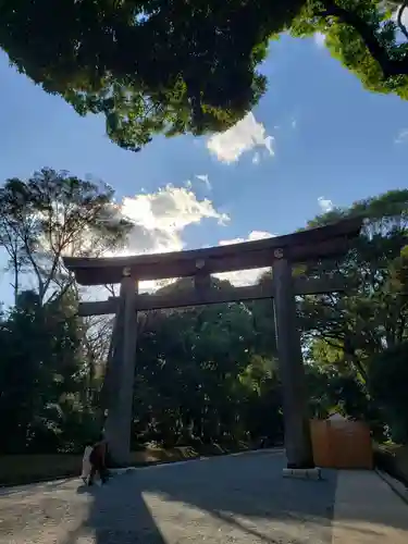 明治神宮の鳥居