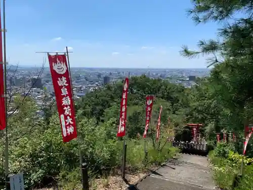 岐阜稲荷山本社の景色