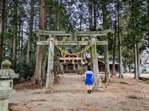 竹佐伊奈神社の鳥居