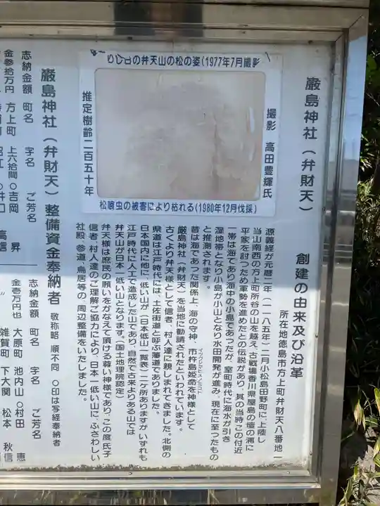 厳島神社(弁天山)(徳島県)