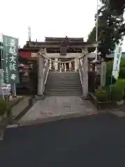 武蔵第六天神社の鳥居