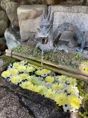 八大神社の手水舎