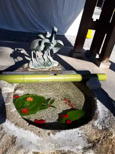 白鷺神社の手水舎